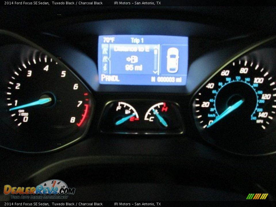 2014 Ford Focus SE Sedan Tuxedo Black / Charcoal Black Photo #19