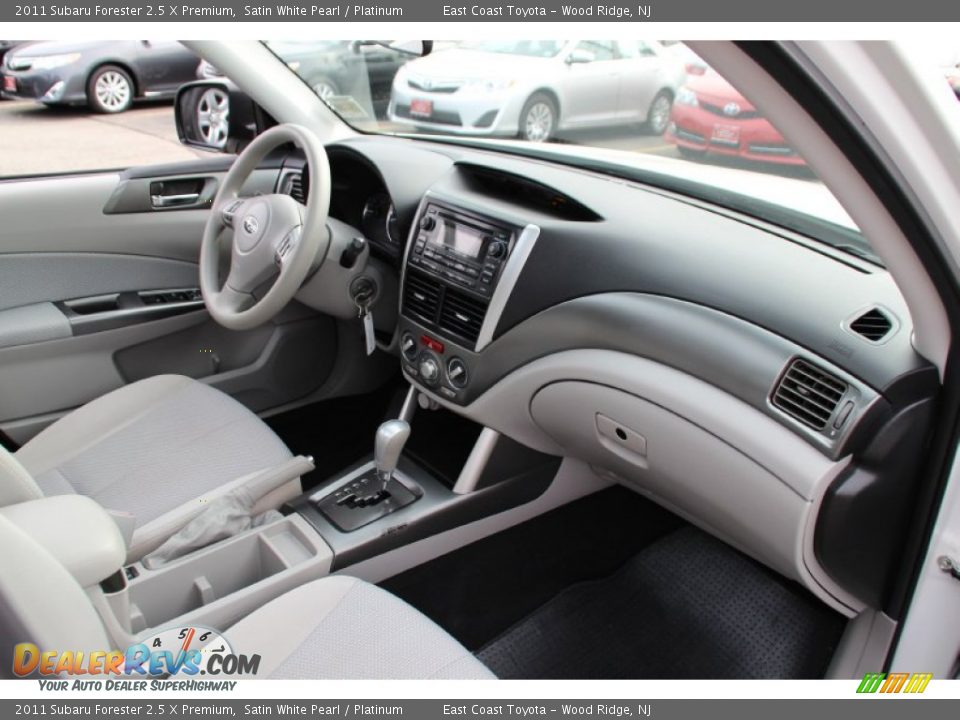 2011 Subaru Forester 2.5 X Premium Satin White Pearl / Platinum Photo #26