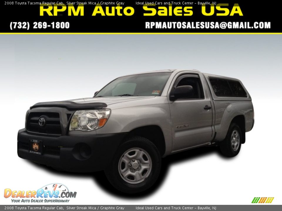 2008 Toyota Tacoma Regular Cab Silver Streak Mica / Graphite Gray Photo #1
