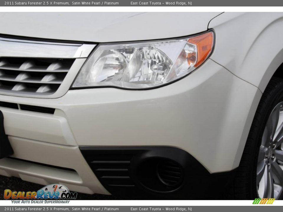 2011 Subaru Forester 2.5 X Premium Satin White Pearl / Platinum Photo #29