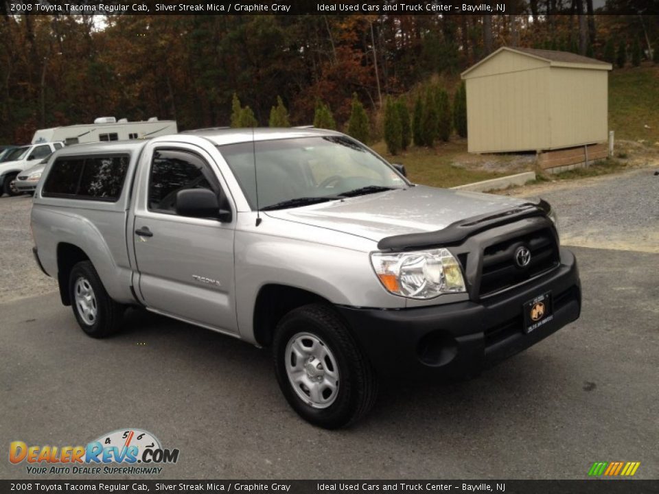2008 Toyota Tacoma Regular Cab Silver Streak Mica / Graphite Gray Photo #5