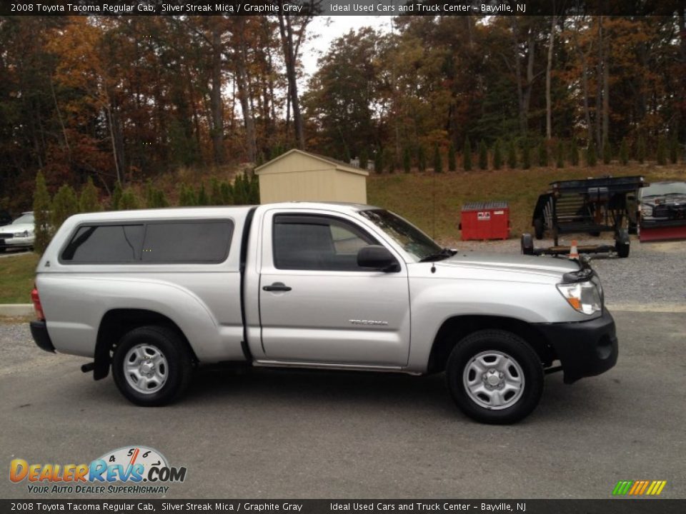2008 Toyota Tacoma Regular Cab Silver Streak Mica / Graphite Gray Photo #8
