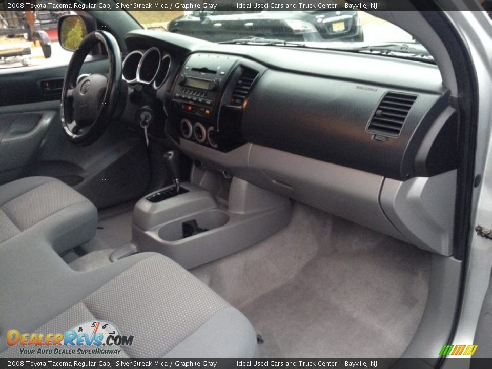2008 Toyota Tacoma Regular Cab Silver Streak Mica / Graphite Gray Photo #10