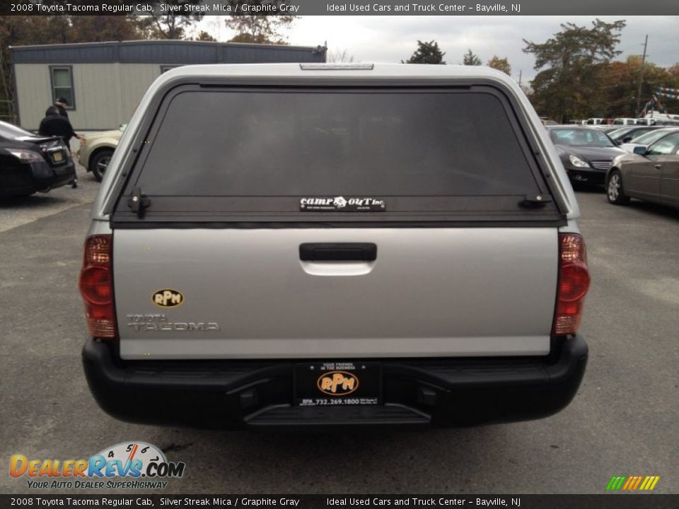 2008 Toyota Tacoma Regular Cab Silver Streak Mica / Graphite Gray Photo #13
