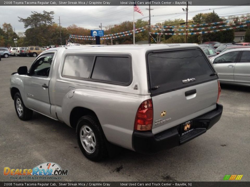 2008 Toyota Tacoma Regular Cab Silver Streak Mica / Graphite Gray Photo #15