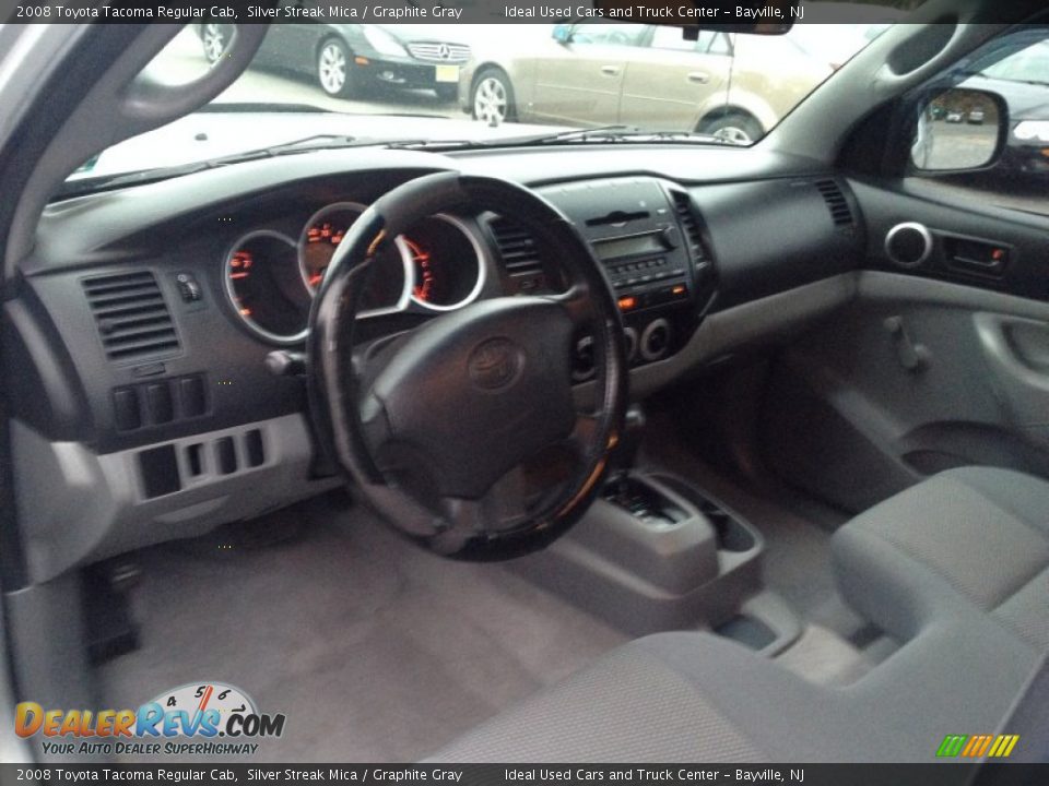 2008 Toyota Tacoma Regular Cab Silver Streak Mica / Graphite Gray Photo #18