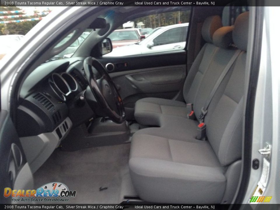 2008 Toyota Tacoma Regular Cab Silver Streak Mica / Graphite Gray Photo #20