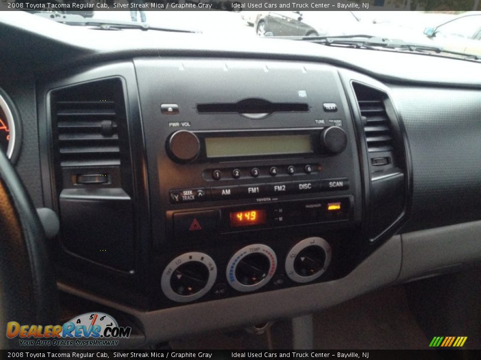 2008 Toyota Tacoma Regular Cab Silver Streak Mica / Graphite Gray Photo #23