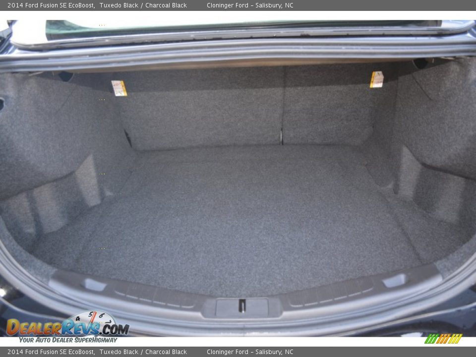 2014 Ford Fusion SE EcoBoost Tuxedo Black / Charcoal Black Photo #13