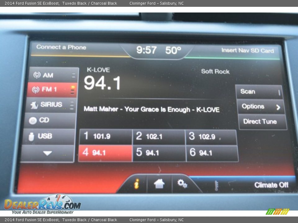 2014 Ford Fusion SE EcoBoost Tuxedo Black / Charcoal Black Photo #18