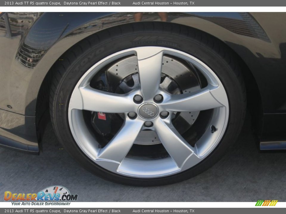 2013 Audi TT RS quattro Coupe Daytona Gray Pearl Effect / Black Photo #4