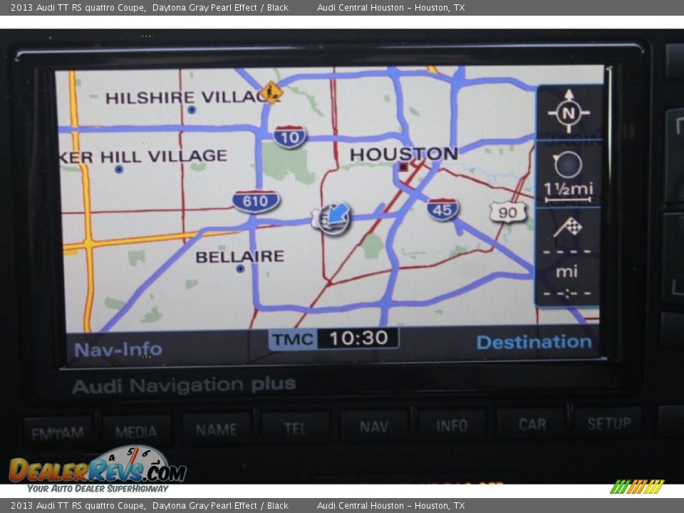 2013 Audi TT RS quattro Coupe Daytona Gray Pearl Effect / Black Photo #16