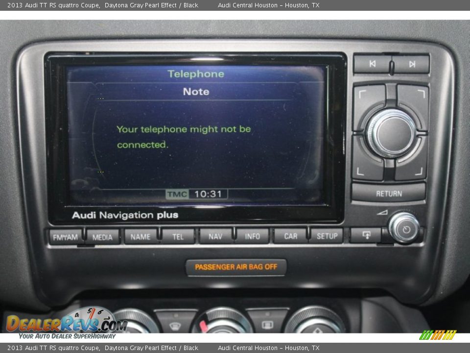 Controls of 2013 Audi TT RS quattro Coupe Photo #17