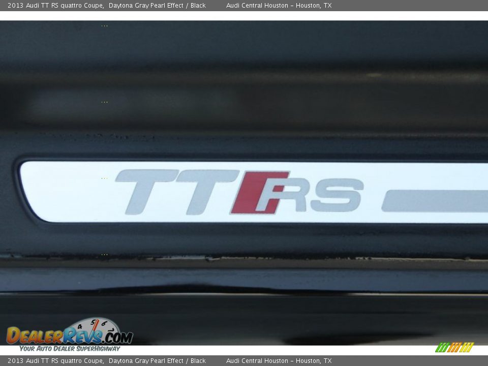 2013 Audi TT RS quattro Coupe Daytona Gray Pearl Effect / Black Photo #23