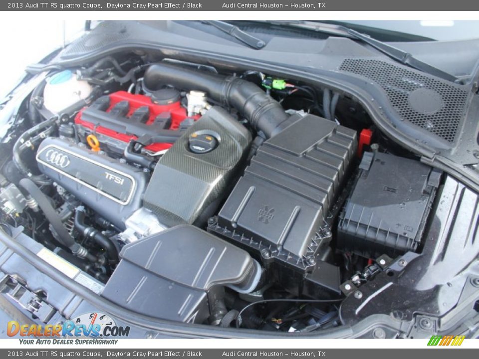 2013 Audi TT RS quattro Coupe Daytona Gray Pearl Effect / Black Photo #28