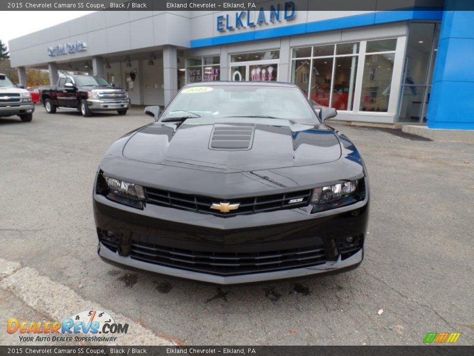 2015 Chevrolet Camaro SS Coupe Black / Black Photo #1