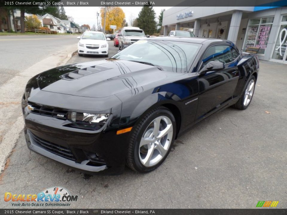 2015 Chevrolet Camaro SS Coupe Black / Black Photo #2