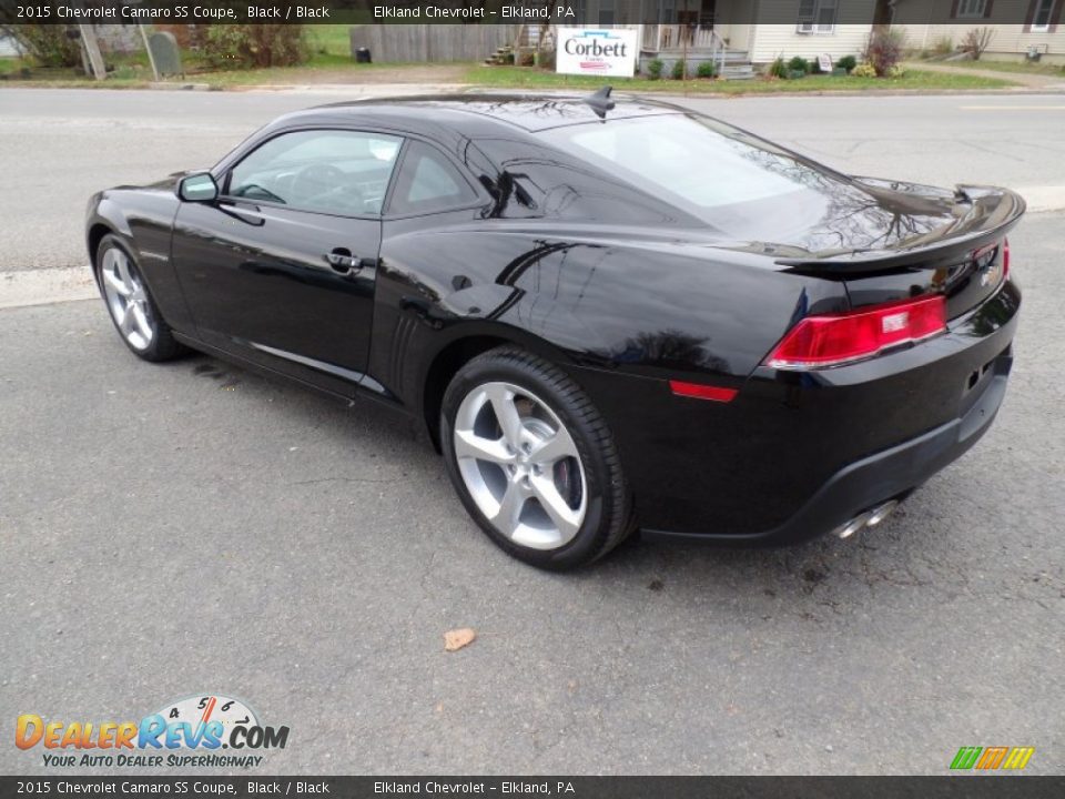 2015 Chevrolet Camaro SS Coupe Black / Black Photo #4