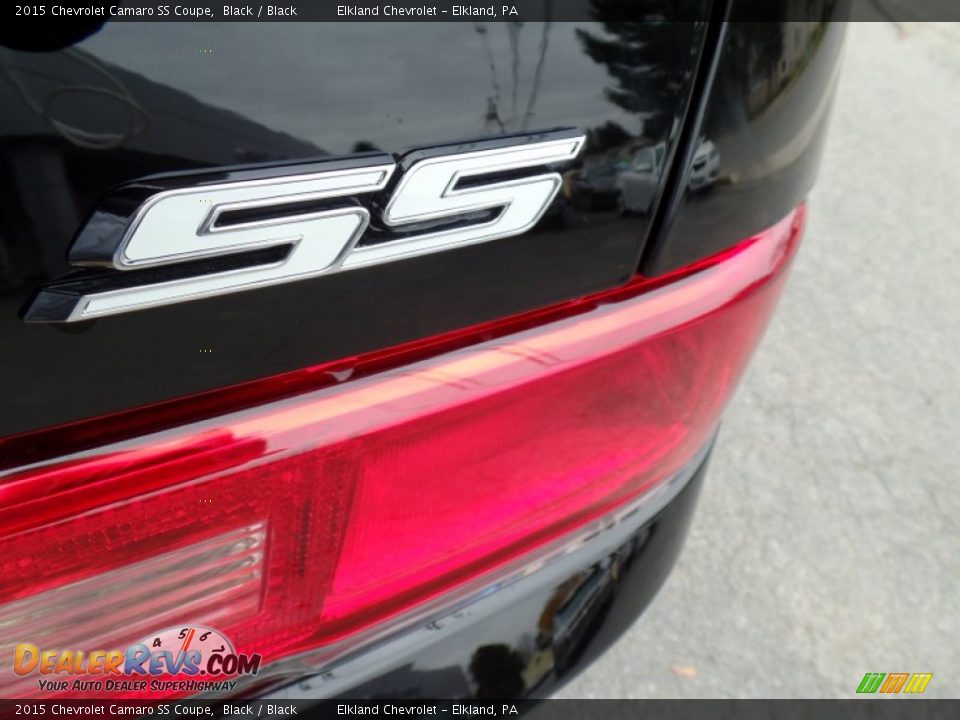 2015 Chevrolet Camaro SS Coupe Black / Black Photo #10