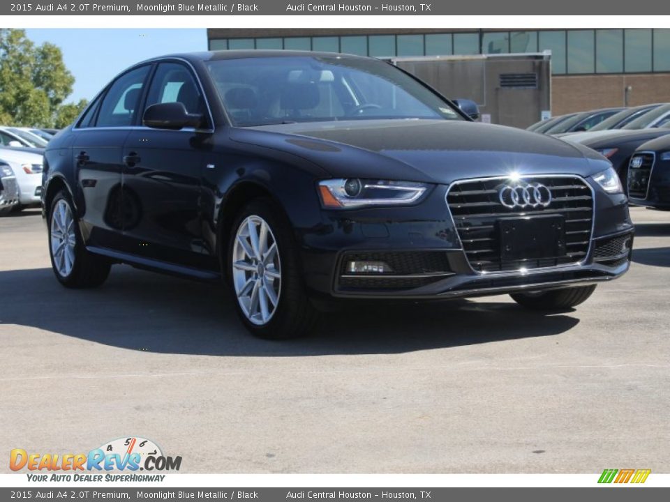 2015 Audi A4 2.0T Premium Moonlight Blue Metallic / Black Photo #1