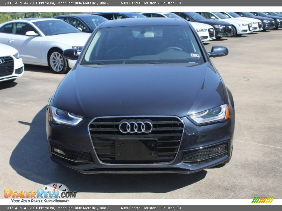 2015 Audi A4 2.0T Premium Moonlight Blue Metallic / Black Photo #2
