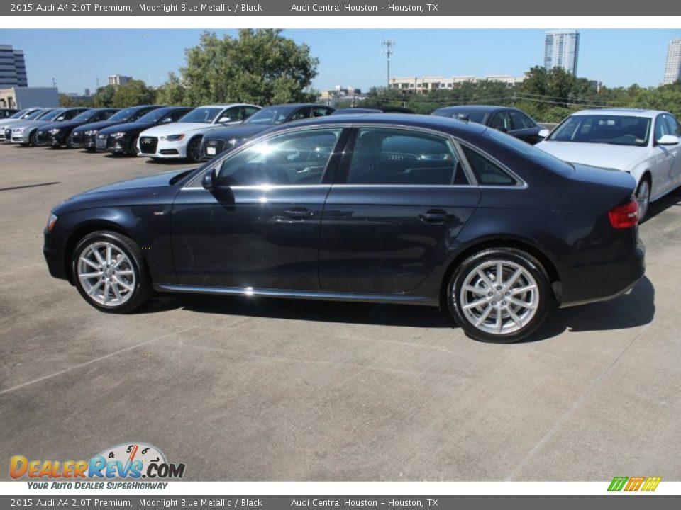 2015 Audi A4 2.0T Premium Moonlight Blue Metallic / Black Photo #5