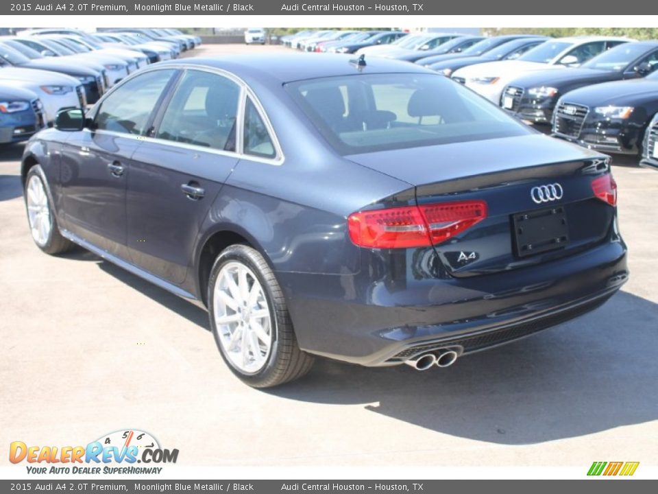 2015 Audi A4 2.0T Premium Moonlight Blue Metallic / Black Photo #6
