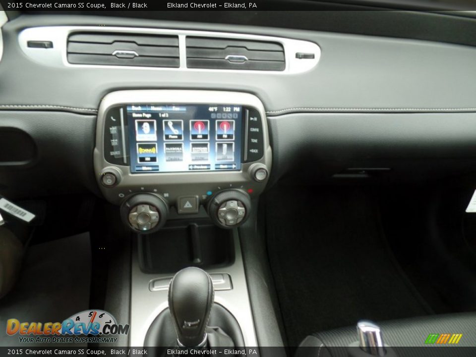 2015 Chevrolet Camaro SS Coupe Black / Black Photo #23