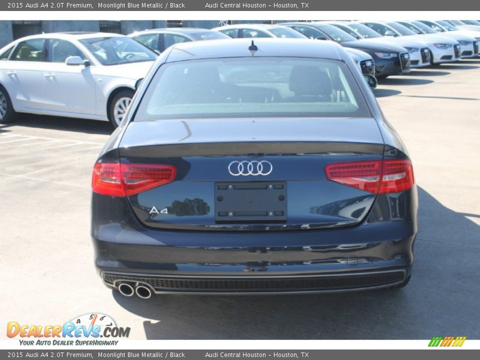 2015 Audi A4 2.0T Premium Moonlight Blue Metallic / Black Photo #7