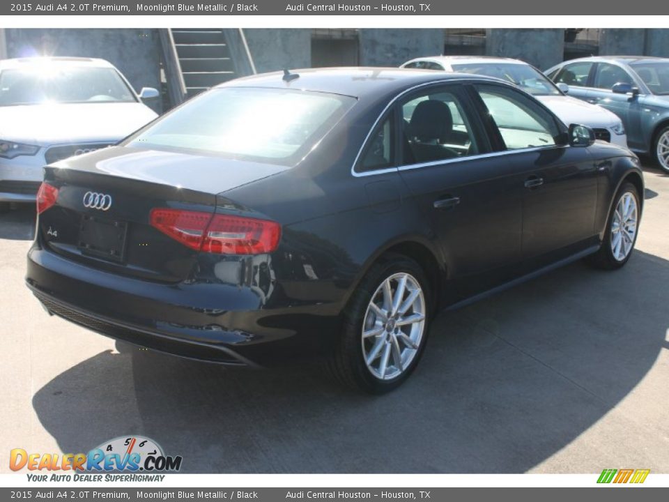 2015 Audi A4 2.0T Premium Moonlight Blue Metallic / Black Photo #8