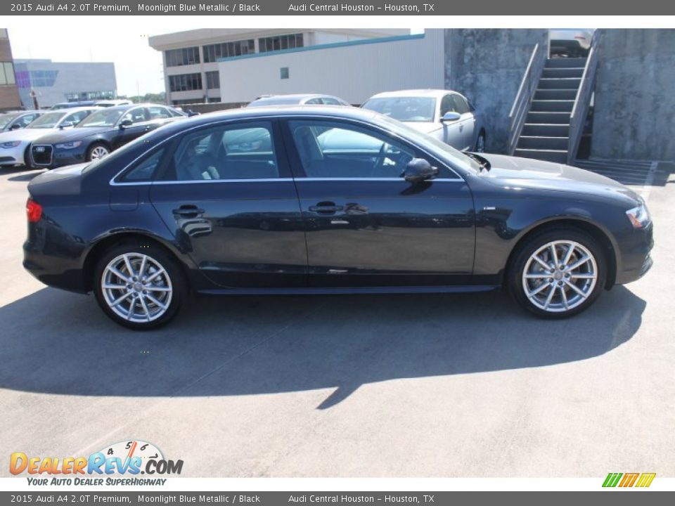 2015 Audi A4 2.0T Premium Moonlight Blue Metallic / Black Photo #9