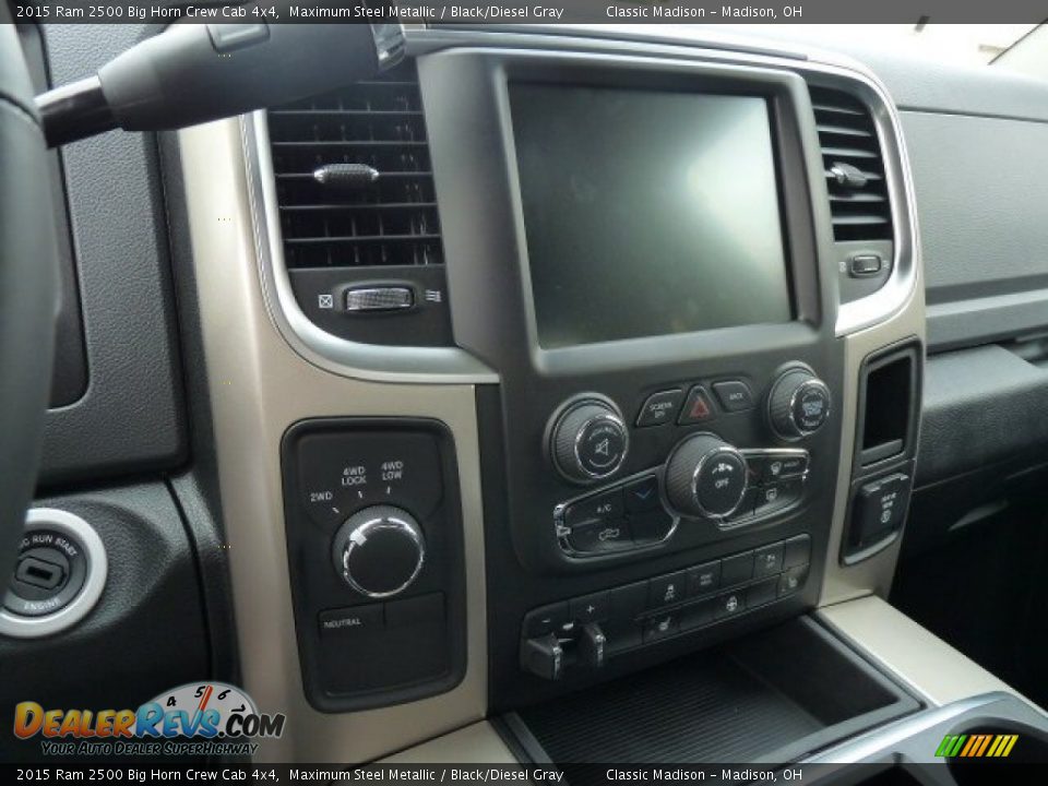 2015 Ram 2500 Big Horn Crew Cab 4x4 Maximum Steel Metallic / Black/Diesel Gray Photo #6