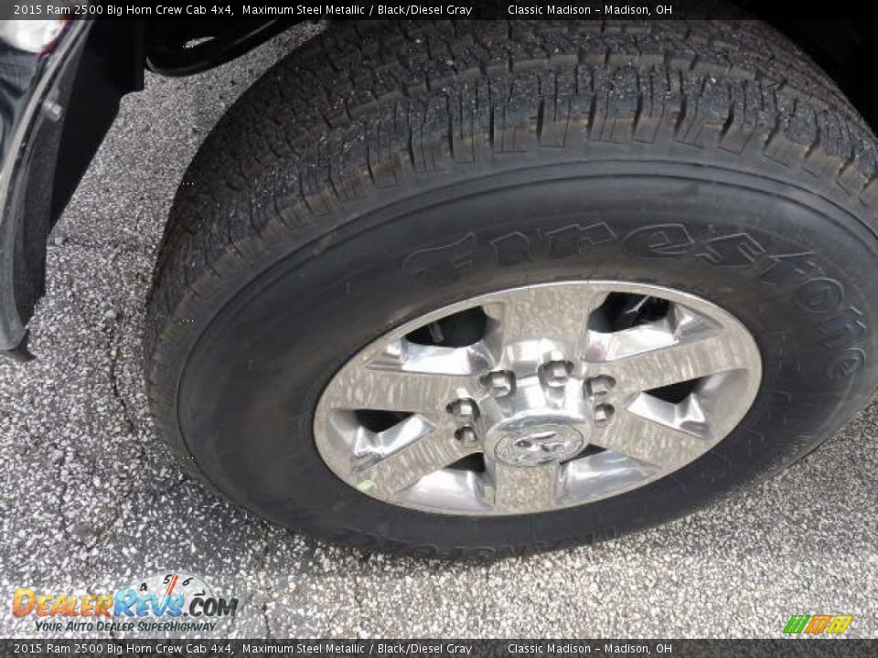 2015 Ram 2500 Big Horn Crew Cab 4x4 Maximum Steel Metallic / Black/Diesel Gray Photo #8