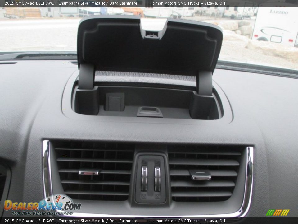 2015 GMC Acadia SLT AWD Champagne Silver Metallic / Dark Cashmere Photo #13