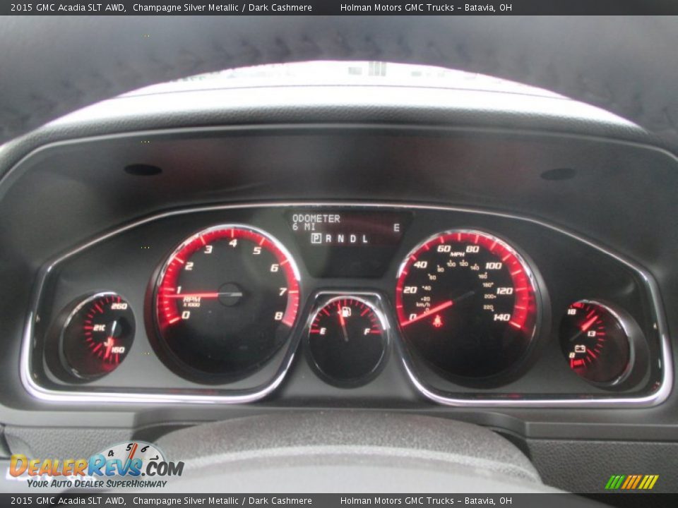 2015 GMC Acadia SLT AWD Gauges Photo #17
