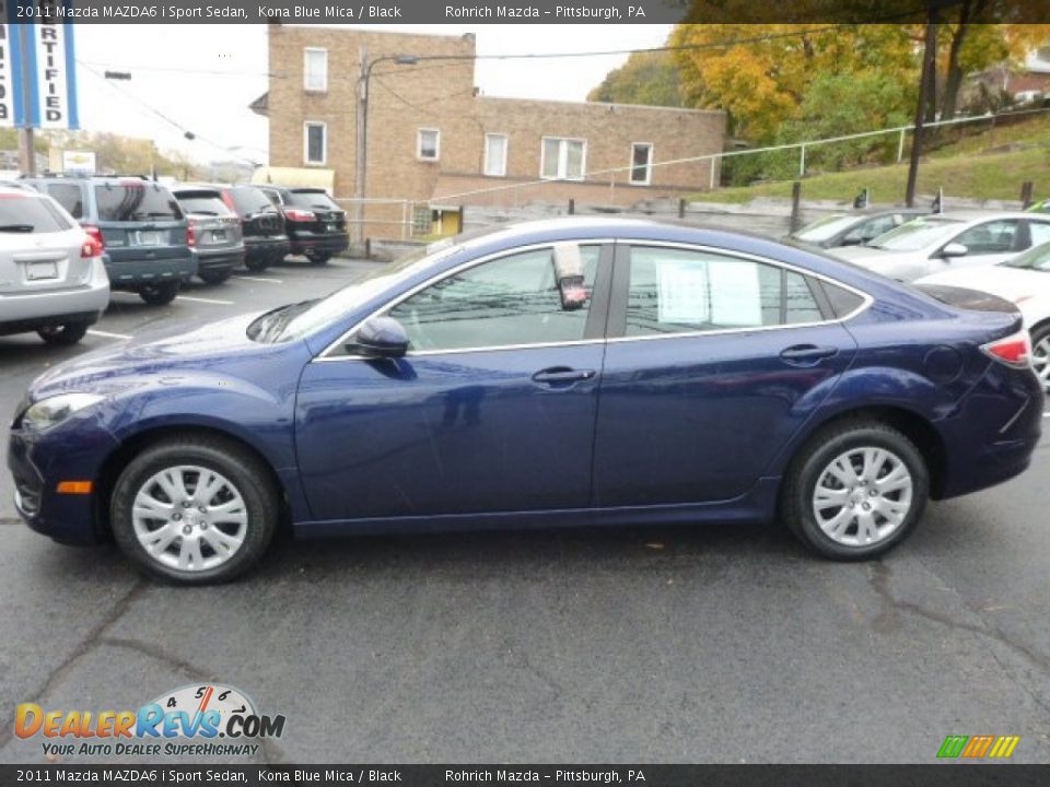 2011 Mazda MAZDA6 i Sport Sedan Kona Blue Mica / Black Photo #2