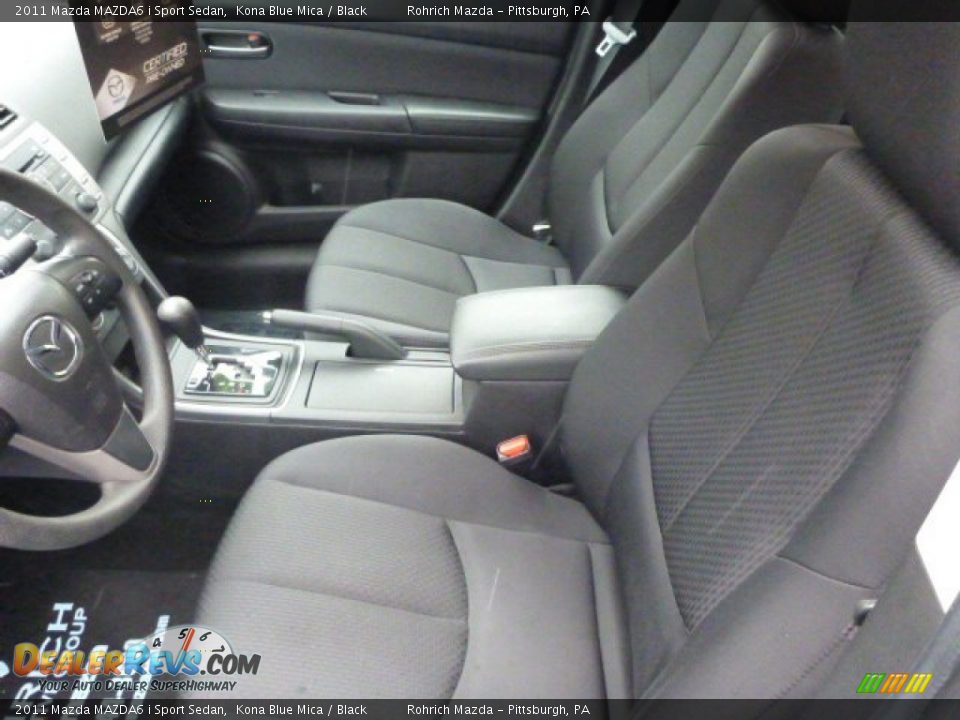 2011 Mazda MAZDA6 i Sport Sedan Kona Blue Mica / Black Photo #4