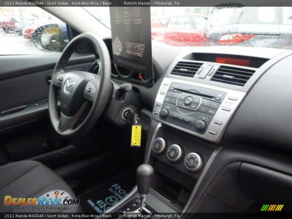 2011 Mazda MAZDA6 i Sport Sedan Kona Blue Mica / Black Photo #7