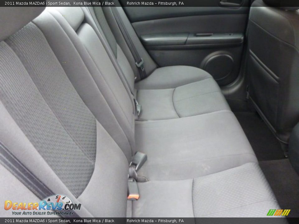 2011 Mazda MAZDA6 i Sport Sedan Kona Blue Mica / Black Photo #14