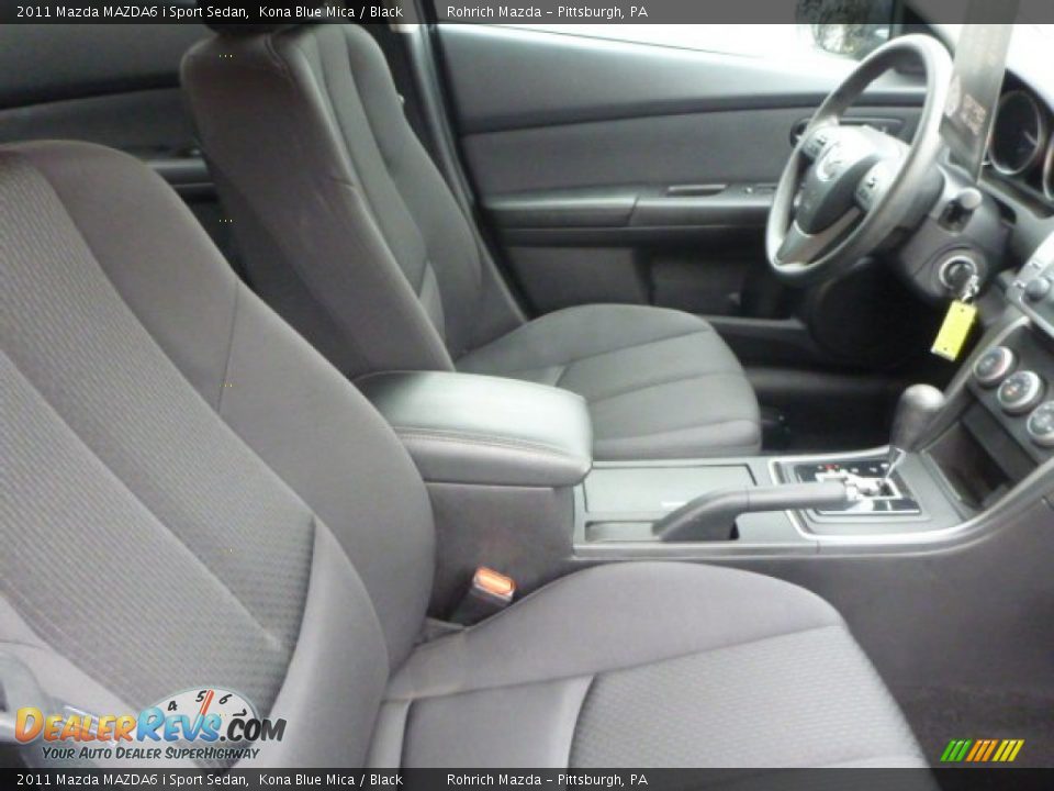2011 Mazda MAZDA6 i Sport Sedan Kona Blue Mica / Black Photo #16