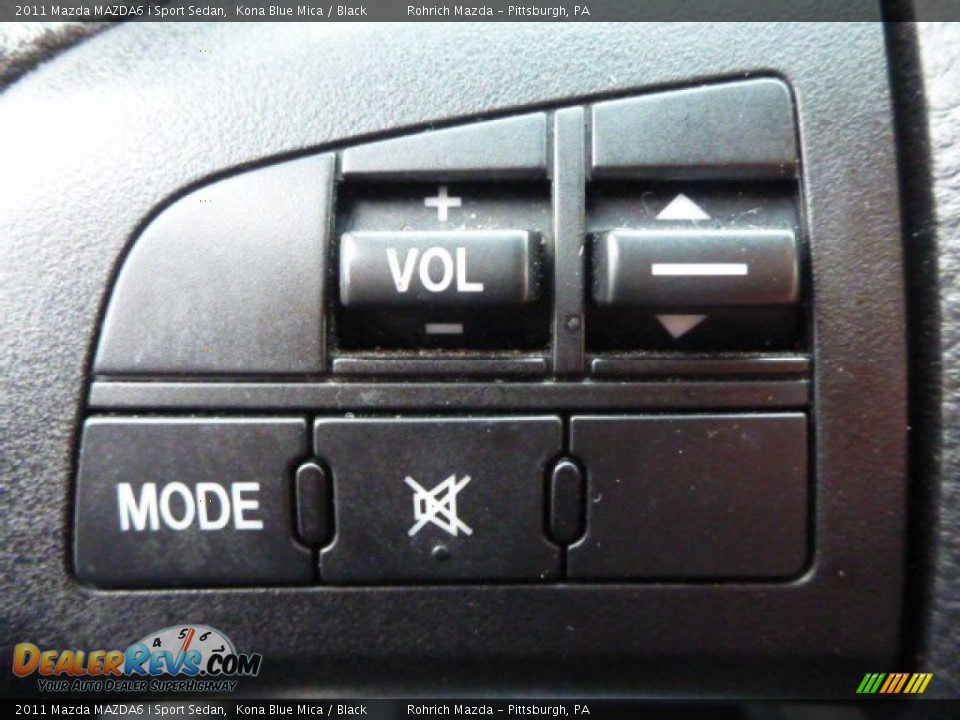 2011 Mazda MAZDA6 i Sport Sedan Kona Blue Mica / Black Photo #19