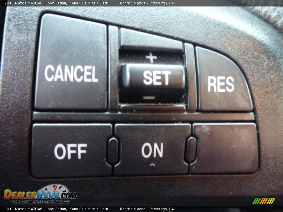 2011 Mazda MAZDA6 i Sport Sedan Kona Blue Mica / Black Photo #20