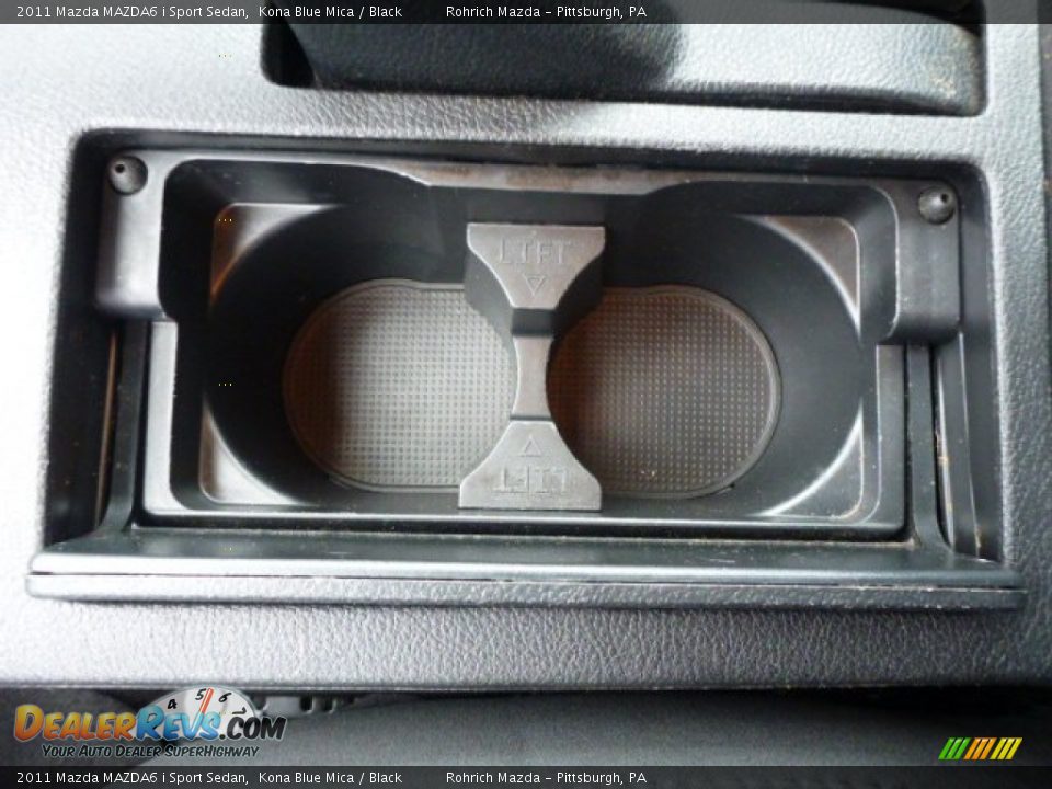 2011 Mazda MAZDA6 i Sport Sedan Kona Blue Mica / Black Photo #22