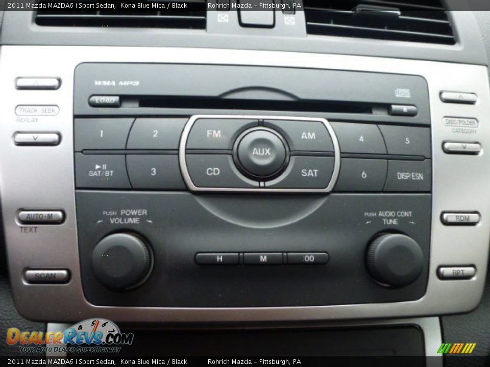 2011 Mazda MAZDA6 i Sport Sedan Kona Blue Mica / Black Photo #23