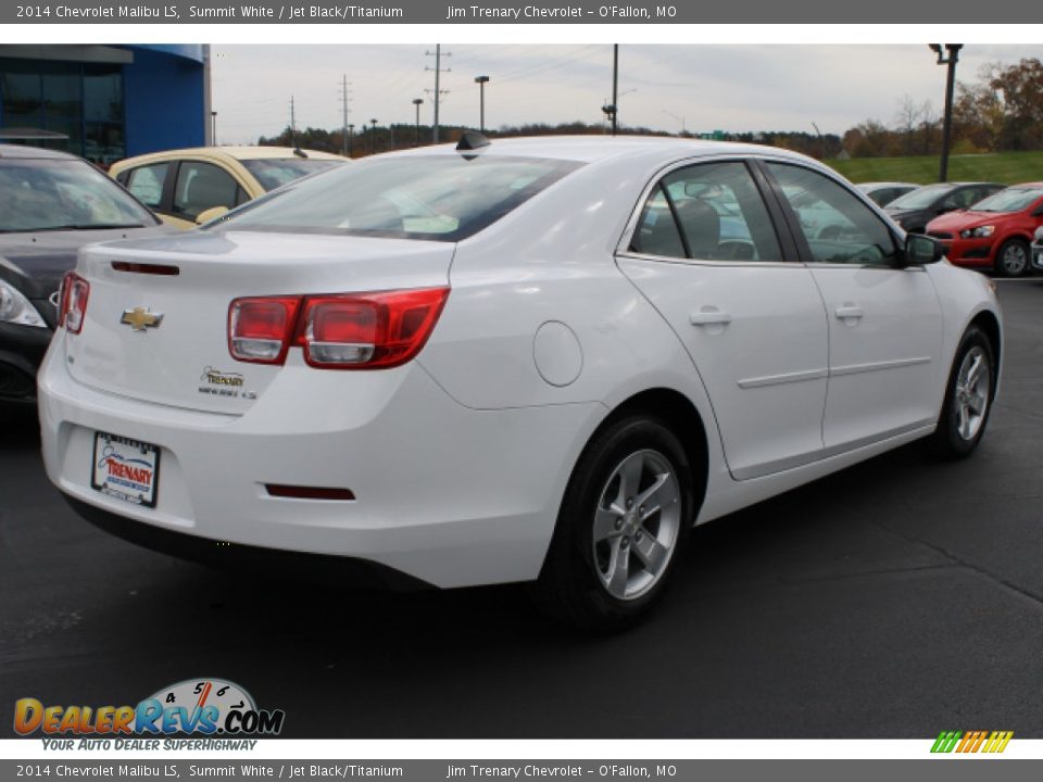 2014 Chevrolet Malibu LS Summit White / Jet Black/Titanium Photo #3