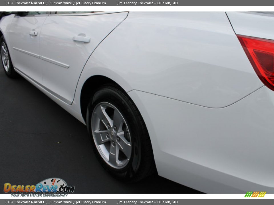2014 Chevrolet Malibu LS Summit White / Jet Black/Titanium Photo #4