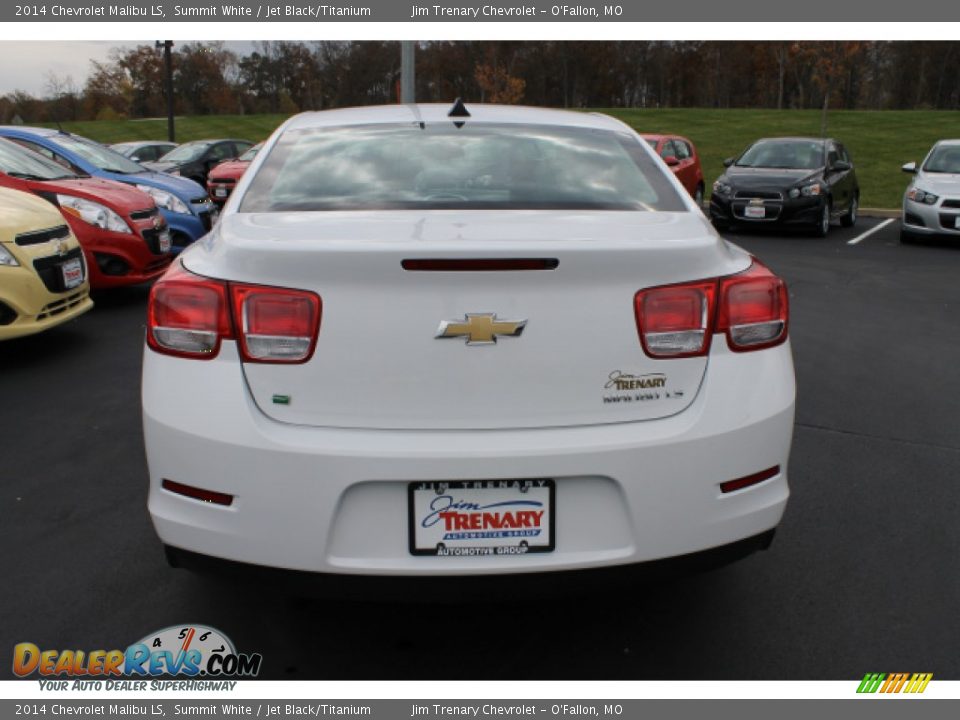 2014 Chevrolet Malibu LS Summit White / Jet Black/Titanium Photo #6