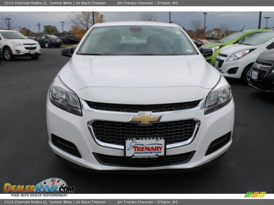 2014 Chevrolet Malibu LS Summit White / Jet Black/Titanium Photo #8
