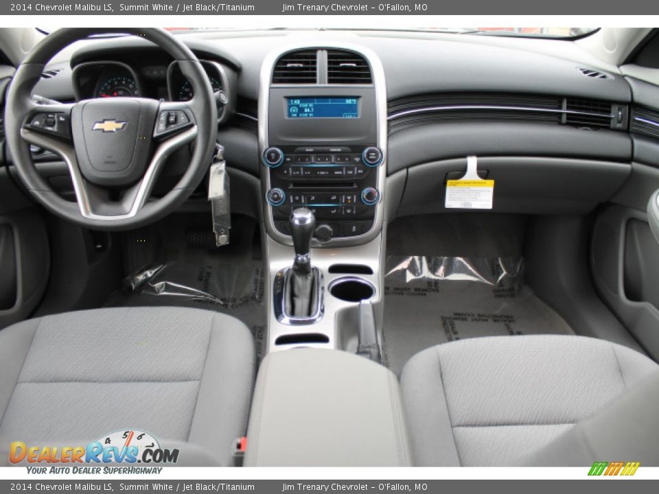 2014 Chevrolet Malibu LS Summit White / Jet Black/Titanium Photo #10