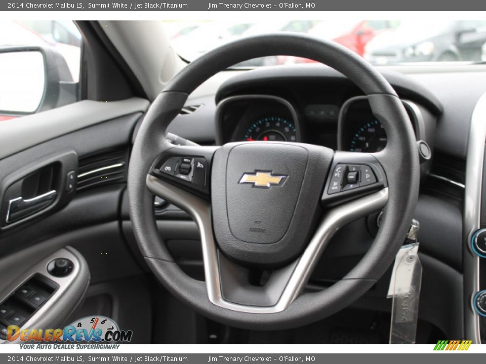 2014 Chevrolet Malibu LS Summit White / Jet Black/Titanium Photo #11